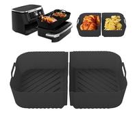 Accesorios para Freidora aire 2 en 1 todo en uno Accesorio Air Fryer molde de Silicona Air Fryer para Freidora sin aceite Ninja Foodi Flex AF500EU Molde Silicona Freidora Aire Air Fryer Accessories