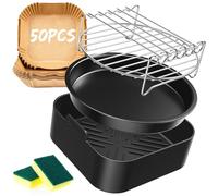 Accesorios para freidora de aire caliente, accesorios para freidora de aire caliente COSORI 5,5 L/6L/6,2L, Philips 5000 Serie XXL 7,2L, Ninja MAX PRO 6,2L AF180EU, Russell Hobbs 8L, Airfryer