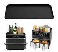 Accesorios para freidora de aire caliente, Cosori Airfryer 8,5 L y 10 L, Dual Blaze TwinFry Estante de almacenamiento de silicona, almohadilla de silicona multifuncional a prueba de polvo y fácil de