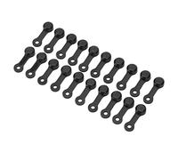 Accesorios para frenos de aceite, 20 piezas Tapas Zerk Tuercas de ventilación de freno a prueba de polvo Tapas de silicona para fijación de grasa (Negro)
