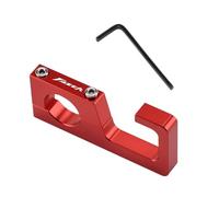 Accesorios para Ganchos de Casco de Motocicleta Abrazadera de Soporte de Gancho para Casco de Cilindro CNC para Accesorios de Motocicleta FZ1, FZ6, FZ8, 150, 250, 400 y 1000(Red)