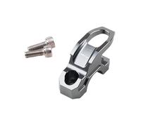 Accesorios para Ganchos de Casco de Motocicleta para Accesorios de Motocicleta AK 550, Soporte de Cilindro Maestro de Freno de Aluminio CNC, Abrazadera, Gancho para Bolsa, Colgador de Casco(Titanium)