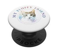 Accesorios para Gatos, Gatitos, Gatos, Gatitos, Gatitos, jovencitos, Lindos para Humanos, niños, Adultos, Amigos Peludos PopSockets PopGrip Adhesivo
