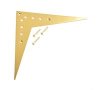 Accesorios para guitarra eléctrica, puente de cordal en forma de V de 6 cuerdas con instalación fácil de usar (dorado)