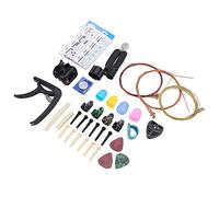 Accesorios para Guitarras, Cuerdas, Cambiador de Cuerdas, Sintonizador, Kit de Accesorios para Guitarra, Diagrama de Acordes de Pin de Puente para Regalo