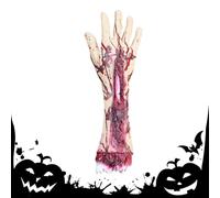 Accesorios para Halloween Partes del Cuerpo - Horror Separado Manos Pies Para Casa de Espeluznantes, Partes del Cuerpo Sangrientas Decoración para Piso Esquina Fiestas de Terror Salas de Escape