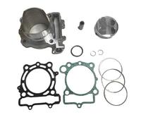 Accesorios para herramientas Piezas del motor Junta de cilindro Juego de anillos de pistón, tamaño de orificio 77 mm Kit de anillos de pistón de repuesto apto para Kawasaki KX250F 250cc 2009-2016