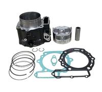 Accesorios para herramientas Piezas del motor Junta de cilindro Juego de anillos de pistón, tamaño de orificio 100 mm Kit de anillos de pistón Reemplazo apto para Compatible con Kawasaki KLR650 650cc