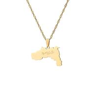 Accesorios Para Hombres Y Mujeres, Collares Colgantes Con Mapa De La Región De Tigray Para Mujeres, Joyas Con Mapas Con Dijes, El Mejor Regalo Patriótico, Regalo Para El Día Del Padre O El Día De La