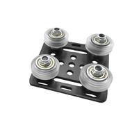 Accesorios para impresora 3D 2020, polea de perfil de aluminio con ranura en V, kit de placa de pórtico para construcción con ranura en V