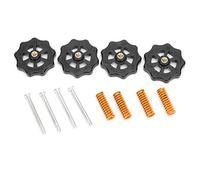 Accesorios Para Impresora 3D, Tornillos M4 Y Resortes Amarillos, Juego De 2 Sets - Mejora Estabilidad Y Durabilidad Para Modelos CR10, Uso Fácil Para Aficionados DIY