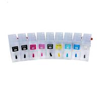 Accesorios para impresora 9 colores 80 ml T8501-T8509 cartucho de tinta de recambio vacío compatible con impresoras Epson SureColor P800 SC-P800 sin chip