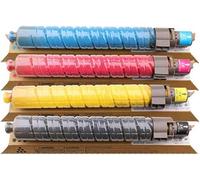 【Accesorios para impresora】 Banco de tóner compatible con cartucho de tóner de repuesto para Ricoh MPC2500 para impresora Ricoh MPC2000 MPC2500 MPC3000 MPC2525 MPC3030, combinación de eficiencia de tr