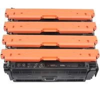 【Accesorios para impresora】 Cartucho de tóner 508A de repuesto para impresora HP 508A CF360A para impresora HP Color Laserjet Pro M552DN M553N M553X M553DN, efecto de impresión transparente negro amar