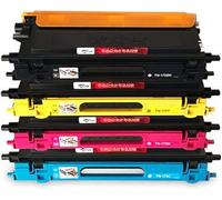 【Accesorios para impresora】 Cartuchos de tóner TN-170 compatibles con Brother TN-170 para impresora Brother MFC-9450CDN MFC-9840CDW HL-4050CDN DCP-9042CDN, negro amarillo cian magenta trabajo eficient