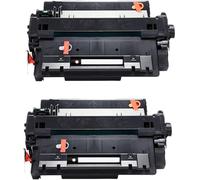 【Accesorios para impresora】 CE255A Compatible con cartucho de tóner de repuesto para HP CE255A para HP Laserjet Enterprise P3015 3015d 3015dn 3015x LBP6750dn M521dw 521dn 525f 525c 52 Impresora 2 piez