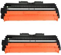 【Accesorios para impresora】 CE314A Compatible con cartucho de tóner de repuesto para HP CE314A para impresora HP Laser Jet Pro MFP M176n M177fw CP 1025 1025nw, con chip de amplia compatibilidad 2-Negr