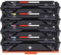 【Accesorios para impresora】 CRG-054 Cartuchos de tóner compatibles con Canon CRG-054 para impresora Canon MF642cdw, suministros de oficina Negro Amarillo Cian Magenta Claro Combinación de efectos de i