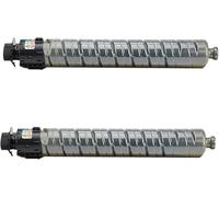 【Accesorios para impresora】 SPC810DN compatible con cartucho de tóner de repuesto para Ricoh SPC810DN para Ricoh SPC810DN C821 C820 C810H C811DNHC SPC811DN impresora, trabajo eficiente 2 piezas negro