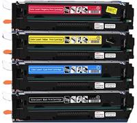 【Accesorios para impresora】 Tóner compatible con cartucho de tóner de repuesto para HP 204A para impresora HP Laserjet Pro M154nw 154a M180nw 180n M181fw, negro amarillo cian magenta claro efecto de i