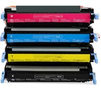 【Accesorios para impresora】 True Image Compatible con cartucho de tóner de repuesto para HP Q6470A para impresora HP Color Laser Jet Pro 3600dn 3600n, kit complementario Productos de oficina funcionan