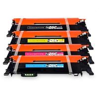 【Accesorios para impresora】 True Image Compatible con cartucho de tóner de repuesto para Samsung CLT-404S para impresora Samsung Xpress SL-C430W C43X C433W C480FW, negro, amarillo, cian, magenta, 2 un