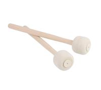 Accesorios para instrumentos de precisión, mango de madera y lana, palo de tambor, 2 uds.