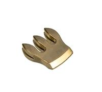 Accesorios para instrumentos musicales de violín Silenciador de metal for violín, viola, práctica, 3 puntas, multicolor(Gold)