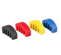Accesorios para instrumentos musicales de violín Silenciador de violín acústico goma, puente peine, tamaño 4/4, Multicolor(Bk)
