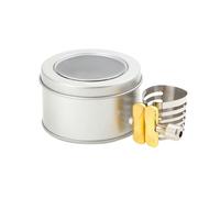Accesorios Para Instrumentos Musicales Tarjeta De Saxofón Hueca De Acero Inoxidable Caja De Hierro Esmerilado Abrazadera Fija Plateada (Color : Treble)