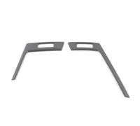 Accesorios Para Interior Coche Adhesivo Decorativo Para Marco Rejilla Ventilación Aire Acondicionado Coche ABS Acero Para Nissan Para Qashqai J12 2022 2023 2024 MNGNCBXWK(Stainless steel 1)