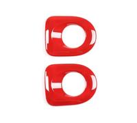 Accesorios Para Interior Coche Ajuste Para Toyota Para Tundra Para Sequoia 2007-2021 Coche Puerta Trasera Audio Altavoz Anillo Cubierta Cuerno Decoración Marco Trim HQGQCEZEK(RED)