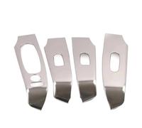 Accesorios Para Interior Coche Cubierta Botón Ventana Coche Perilla Control Elevación Embellecedor Adhesivo Piezas Interiores Decoración Para Nissan Para Altima 2019 2020 2021 MNGNCBXWK(Plata)