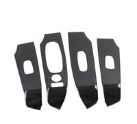 Accesorios Para Interior Coche Cubierta Botón Ventana Coche Perilla Control Elevación Embellecedor Adhesivo Piezas Interiores Decoración Para Nissan Para Altima 2019 2020 2021 MNGNCBXWK(Carbon)