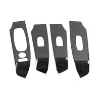 Accesorios Para Interior Coche Cubierta Botón Ventana Coche Perilla Control Elevación Embellecedor Adhesivo Piezas Interiores Decoración Para Nissan Para Altima 2019 2020 2021 MNGNCBXWK(Black)