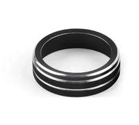 Accesorios Para Interior Coche Embellecedor Anillo Control Aire Acondicionado Coche Para VW Para Tiguan Para Atlas Para T-roc Para Ateca FR Para Passat B8 Variant 2017 2018 2019 MNGNCBXWK(1pc Black)