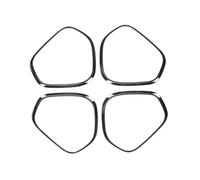 Accesorios Para Interior Coche Embellecedor Marco Decorativo Para Altavoz Estéreo Audio Para Puerta Interior De Acero Para VOLVO XC60 2018-2026 HQGQCEZEK(Black Brushed)