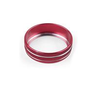 Accesorios Para Interior Coche Embellecedor Perilla Aire Acondicionado Anillo Botón Ajuste Interruptor Control Climatización Para VW Para Tiguan Para Atlas Para T-roc Para Ateca MNGNCBXWK(Red)