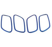 Accesorios Para Interior Coche Para Kia Para Rio 4 2017 2018 Cubierta Tirador De Puerta Interior Cuenco Interior Decoración Estilo Automotriz HQGQCEZEK(Blue)