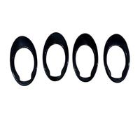 Accesorios Para Interior Coche Para Nissan Para Note E12 Para E-power 2016 2017 2018 2019 ABS Negro Interior Puerta Manija De Puerta Tapa Decoración Cubierta Embellecedora MNGNCBXWK(ABS black)