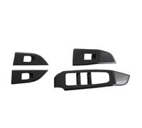 Accesorios Para Interior Coche Para Nissan Para Qashqai J12 2022 2023 2024 2025 Cubierta Panel Reposabrazos Puerta Marco De Botón Vidrio Pegatina Decorativa MNGNCBXWK(Fibra de carbon)