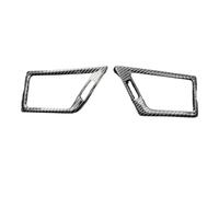 Accesorios Para Interior Coche Para X1 E84 Fibra Carbono Salida De Aire Acondicionado Lateral Moldura De Cubierta Con Marco Decorativo Pegatinas Estilo De Coche HQGQCEZEK(Carbon fiber Color)