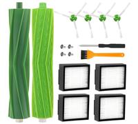 Accesorios para iRobot Roomba Series e/I, i7 Plus E5 E6 E7 i7 i7+ i8 i8+ j7 j7+ i6 i6+ i4 i4+ i3 i3+ Kit de Repuestos para Roomba Aspiradora, 2 Cepillos de Goma,4 Filtro,4 Cepillo Lateral