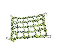 Accesorios para jaulas de mascotas, hamaca de animales de cuerda de algodón colorida para trepar y jugar.