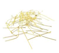 Accesorios para joyas y varillas de clavos planos 40 mm (200 piezas) dorado
