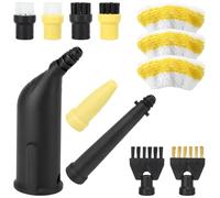 Accesorios para Kärcher Easyfix SC1 SC2 SC3 SC4, juego de piezas de repuesto con boquilla alargada, cepillo redondo, cepillo para juntas, paños de microfibra, raspador para limpiador de vapor Kärcher