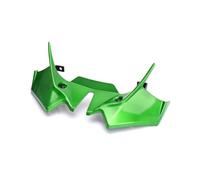 Accesorios para Kawasaki para Z650 para Z 650 2021-2025 Extensión De Cono De Nariz De Pico De Rueda Delantera De Motocicleta Extensor Cubierta De Alerón Alerón Trasero(Verde)
