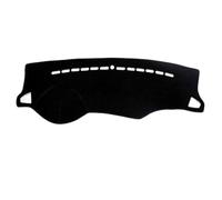 Accesorios para Kia para Rio para Pride Rio5 2005-2011 Cubierta para Tablero Tapete Parasol Anti-UV Alfombra Accesorios Almohadilla para Salpicadero(Black(Black Edge) LHD)