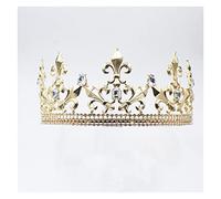 Accesorios para la boda de la corona de cristal accesorios para el cabello joyas de compromiso de compromiso tocado de tiara nupcial y corona