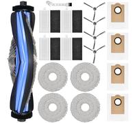 Accesorios para LEFANT M3 / M3 Gen2/M3 Max/ M3 Ultra Piezas de repuesto,1 cepillo principal, 4 paños, 4 filtros, 4 bolsas de polvo, 4 cepillos laterales, 1 cepillo de limpieza